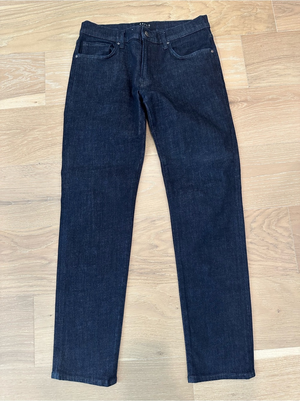 DSTLD Skinny Slim Jeans Men’s Size 30x32 Dark Blue Black Wash